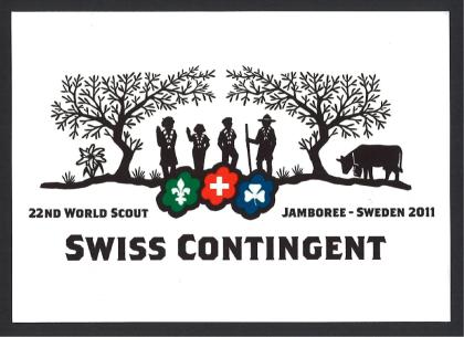Pfadfinder-Briefmarken Pfadfinder-Postkarten von Welt-Jamboree s Welt-Rover-Mo