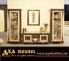 Klassische Italienische Hochglanz Wohnzimmer AXA Möbeln