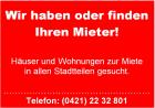 Hallo Referendarin sucht Wohnung zur Miete in Schwachhausen